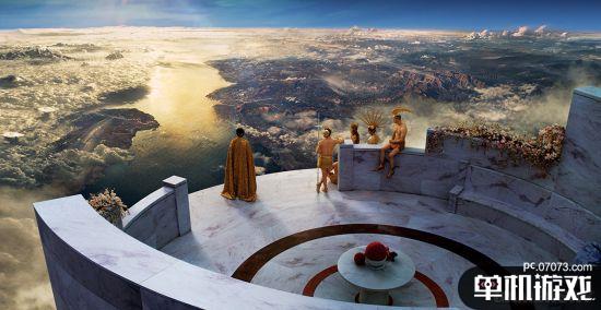 奥林匹斯山俯瞰希腊,《众神》电影剧照
