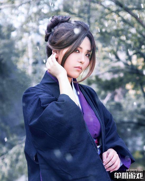 日本小姐姐COS《只狼:影逝二度》药师永真 柔美中带着一丝忧伤