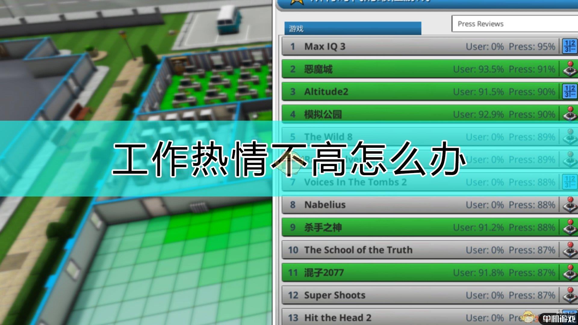 《疯狂游戏大亨2》员工工作热情不高的解决方法