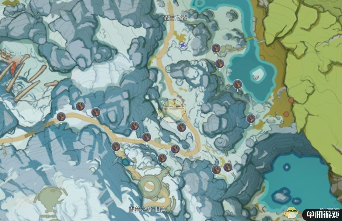《原神》松木分布图及快速收集指南