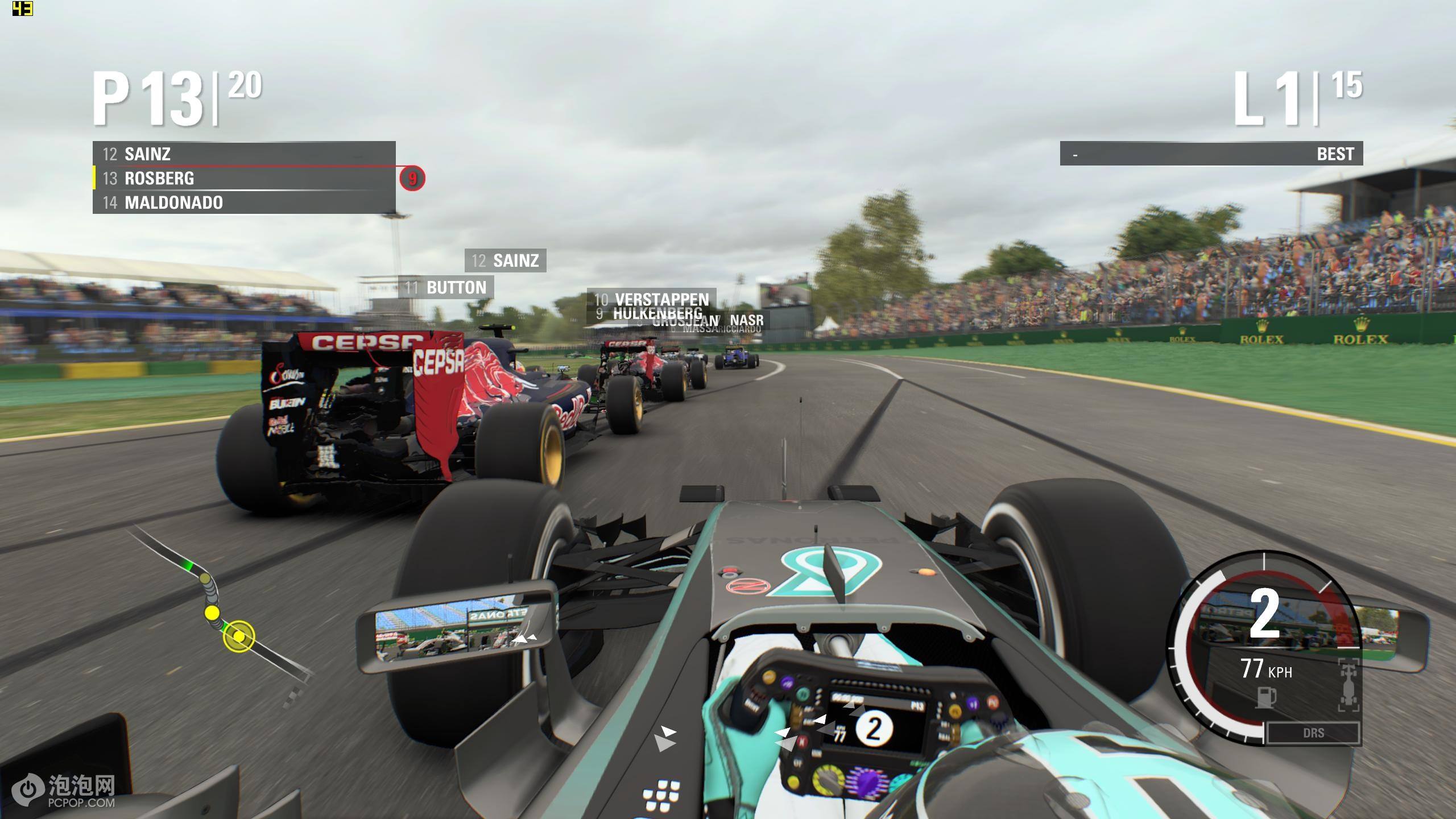 F1 2015澳大利亚赛道试玩视频