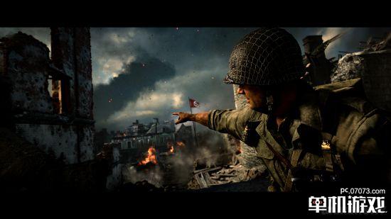 《cod14:二战》电影级玩家截图 战争大片般质感 - 07073单机游戏