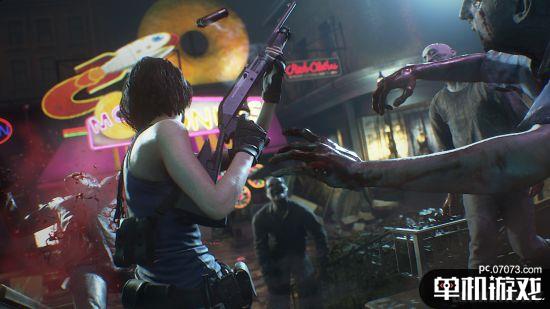 《生化危机3:重制版》首批截图公布 追踪者疯狂追杀吉尔