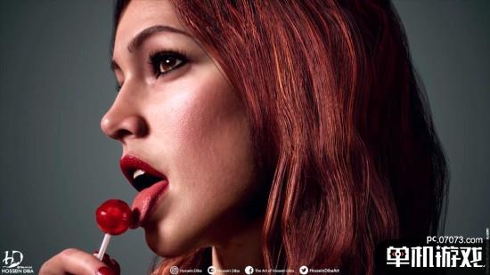 《gta4》封面女郎高清3d重制 棒棒糖女孩极具魅惑