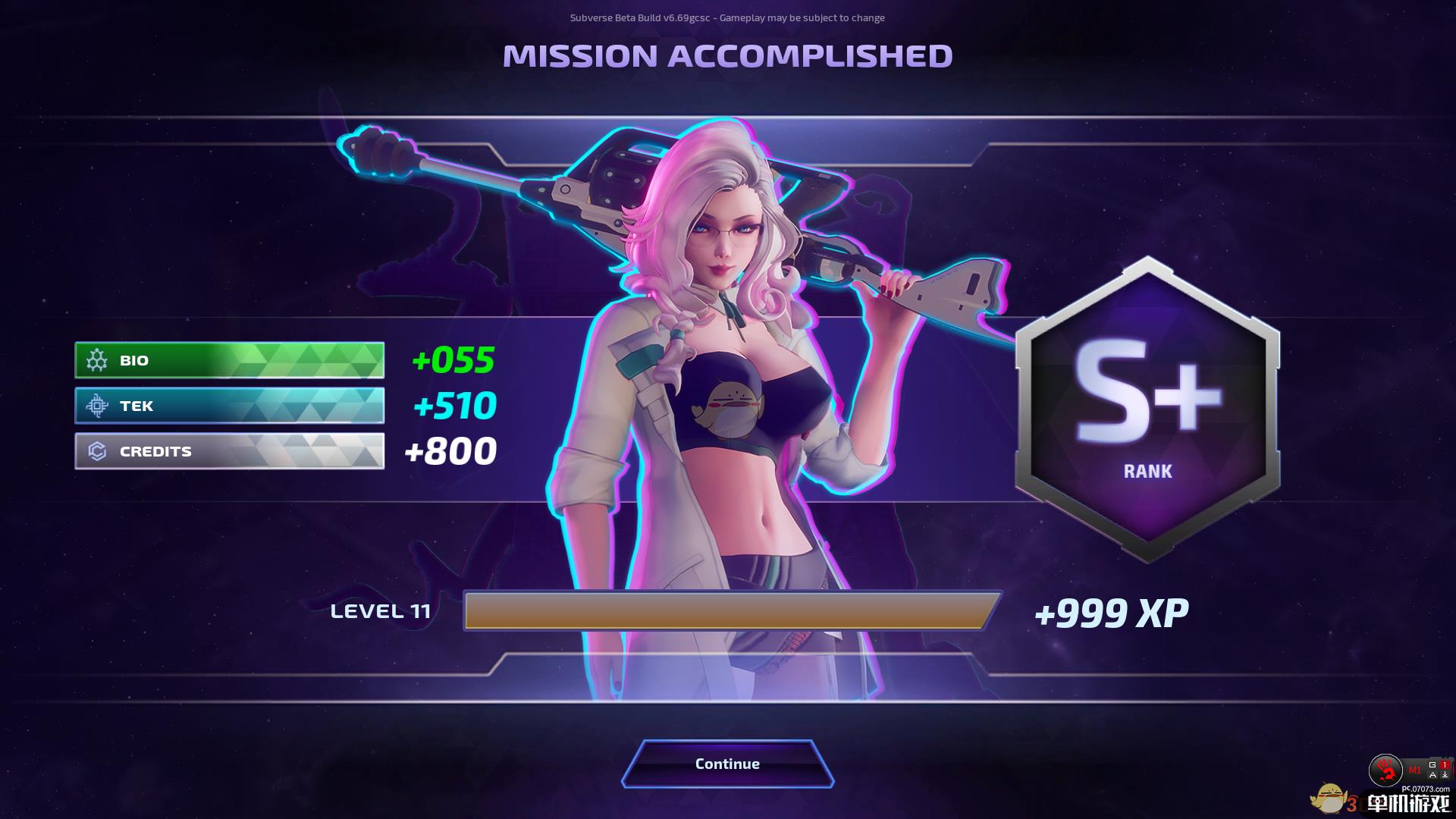 通关part2之后会显示以下结算界面说明一下,试玩版教程中的角色(单位)