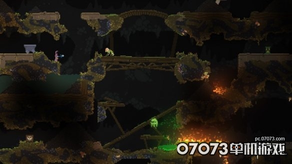 不修改哦)沿路进入矿洞后,上下左右移动,鼠标控制方向设计,f键踢东西